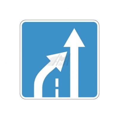 купить дорожный знак 5.15.5д, 5.15.6д Конец полосы в Котласе